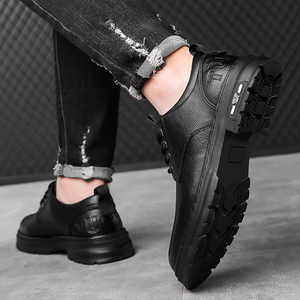 Prezzo di fabbrica autunno <span class=keywords><strong>scarpe</strong></span> Casual da uomo in pelle retrò stile britannico <span class=keywords><strong>scarpe</strong></span> da passeggio <span class=keywords><strong>impermeabili</strong></span> comode <span class=keywords><strong>scarpe</strong></span> da lavoro formali - Product Image 2