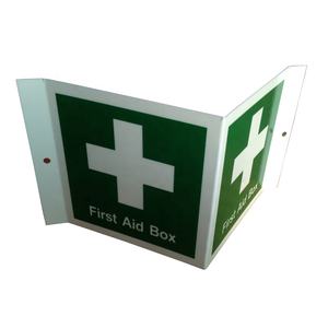 Yüksek görünürlük yansıtıcı 3D işareti ilk yardım kendini aydınlık işareti yansıtıcı uyarı işareti - Product Image 4