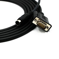 Cable de Comunicación MG Dop-Dvp Delta para Pantalla Táctil y PLC, Puerto Redondo de 8 Pines a Puerto Serie de 9 Pines RS232