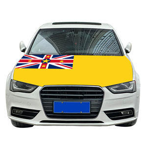 Vente en gros <span class=keywords><strong>de</strong></span> housses <span class=keywords><strong>de</strong></span> capot <span class=keywords><strong>de</strong></span> moteur <span class=keywords><strong>de</strong></span> voiture Niue durables <span class=keywords><strong>de</strong></span> 120x150 cm, résistantes à l'usure, drapeau pour voitures - Product Image 2