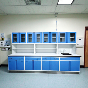 Armários Modernos de Aço para Equipamentos Médicos e Armazenamento Hospitalar UKEN, Montagem na Parede Durável com 2 Portas e 4 Gavetas - Product Image 1