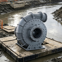 Pompe de dragage robuste en alliage chromé, personnalisée pour le dragage et le transport de sable de lac