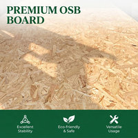 Paneles de Pared de Madera OSB Ecológicos e Impermeables de 18mm/25mm, 4x8, para Uso en Interiores, Dormitorios, Construcción y Techos, Venta al Por Mayor