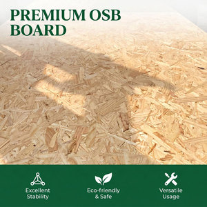 Panneaux muraux en bois <span class=keywords><strong>OSB</strong></span> hydrofuges et écologiques de 18 mm/25 mm, 4x8, pour chambre à coucher, usage intérieur, construction de toitures - Vente en gros - Product Image 1