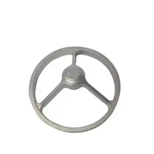 Densen customized precision investment lost wax casting process parts handwheels gear