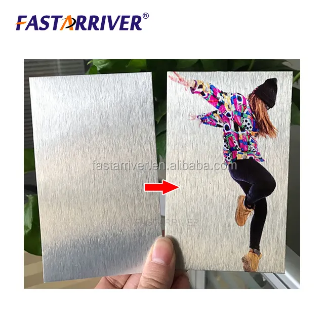 China manufacture large heat press for high-definition picture aluminium white translite sublimation metal sheet A3 A4