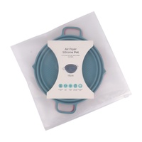 7.5 pouces réglable pliable Silicone plateau de cuisson Airfryer Air friteuse panier doublures accessoires réutilisable Silicone moules Pot Liner
