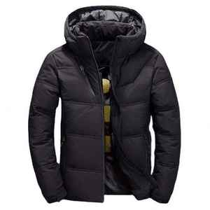 Chamarra Acolchada de Plumas Brillante para <span class=keywords><strong>Hombre</strong></span>, Éxito de Ventas 2026, Estilo de Moda Sobredimensionado con <span class=keywords><strong>Capucha</strong></span>, Ligera, Tallas Grandes y Logo Personalizado - Product Image 2