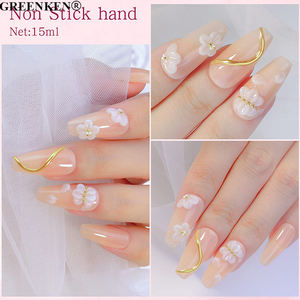 단단한 비 스틱 손 조각 쉐이핑 빠른 연장 살롱 특별 3D 부드러운 색상 변경 DIY 개인 라벨 네일 폴리 젤 - Product Image 6