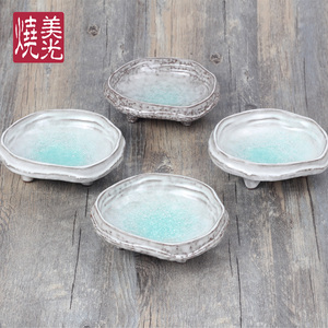 Piatto in Gres per Ristoranti Giapponesi e Hotel, Ecologico, per Servire Insalata, Dessert e Cereali, Stile <span class=keywords><strong>Zen</strong></span> Asiatico, 5 Pollici - Product Image 5