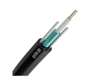 Prix usine Câble à fibres optiques blindé GYXTW 2 4 6 8 12 24 fibres, extérieur, monomode G652D, tube lâche PBT