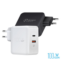 Chargeur de téléphone portable super rapide 100W Gan avec prise murale UE/Inde, USB-A, PD, QC, PPS, Type-C pour OnePlus 12 et smartphones OnePlus