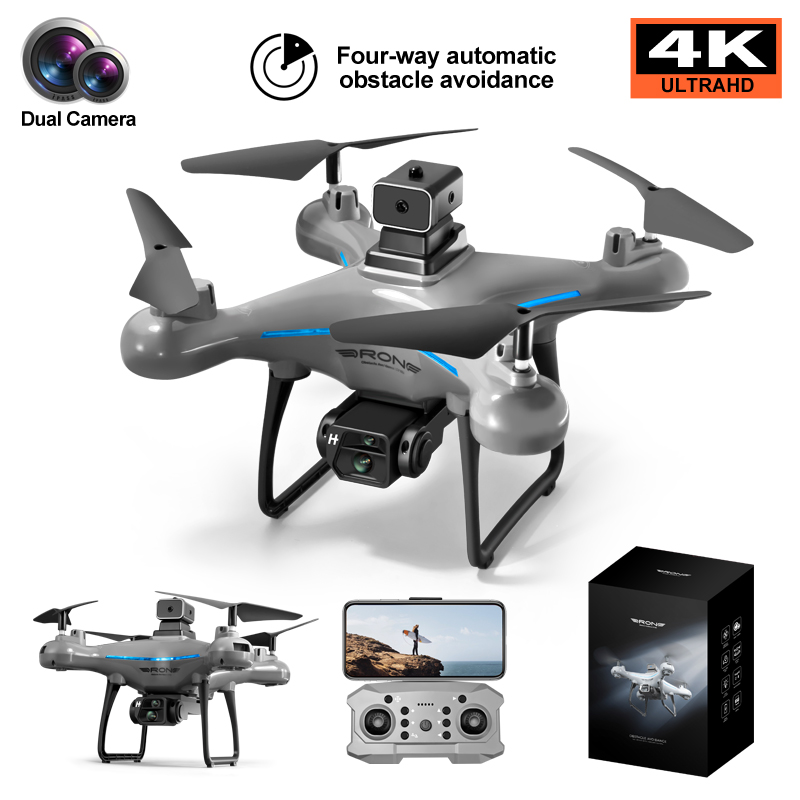Newest KY102 Drone 4K HD Single Dual Camera Four-way