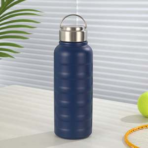 Custom Logo 750ml 1000ml Double Wall 304 Stainless Steel <b>Cup</b> <b>Large</b> Capacity Sports Water Bottle With Handle - Product Image 6