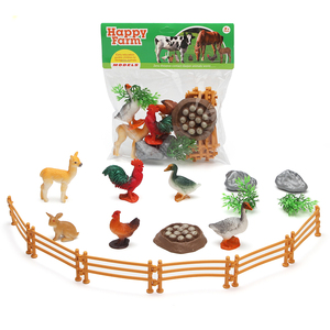 BEFLY pollame pollame gallo gallina coniglio alpaca modello <span class=keywords><strong>piccoli</strong></span> giocattoli <span class=keywords><strong>animali</strong></span> <span class=keywords><strong>domestici</strong></span> - Product Image 1