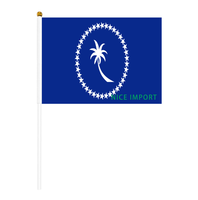Drapeau d'Antigua petit format, résistant aux intempéries, en polyester, pour décoration de table, événements scolaires, matchs de football, défilés, célébrations