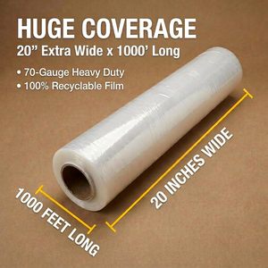 Stretch Film, Stretch <b>Wrap</b>, Shrink <b>Wrap</b>, Pallet <b>Wrap</b>, <b>Plastic</b> Stretch <b>Wrap</b>, Industrial Stretch Film - Product Image 6