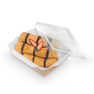 ชามสลัด OSQ OpSalad 500 คุณภาพพรีเมียม ทำจากกระดาษคราฟท์ พร้อมฝาปิดใส ป้องกันการรั่วซึม สำหรับอาหารแบบนำกลับบ้าน  สามารถใส่โชว์ได้  รับทำโลโก้ตามสั่ง - Product Image 1