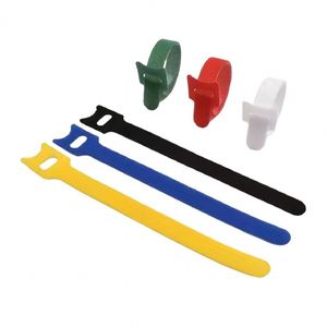 Câble de données en nylon auto-adhésif personnalisable avec logo imprimé recto-verso, fixation Velcro en T et attache-câble en gros - Product Image 4