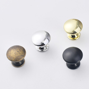 European Style Round Cabinet <b>Knob</b> Zinc Alloy <b>Drawer</b> Handle Bronze Yellow <b>Silver</b> Black Durable Furniture Hardware - Product Image 4