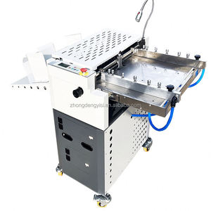 Air Suction Feeding Multifunction Fast Speed Double Row High Speed <b>A3</b> Size Perforating Automatic <b>Paper</b> Creasing Machine - Product Image 2