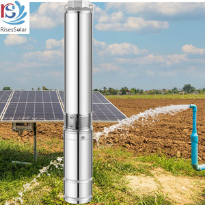 Bomba de agua solar de 4 pulgadas y 900W, sistema de bomba de pozo profundo sumergible solar DC, controlador Mppt integrado de <span class=keywords><strong>alta</strong></span> presión para riego - Product Image 2
