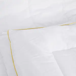 Sıcak satış yıldız kabartma yatak yorgan beyaz dikiş polyester şeftali yatak yorgan ev otel için