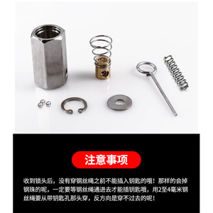 Tête de verrouillage universelle en acier inoxydable 304, pour câble métallique de 2 à 4mm, non magnétique, qualité A, accessoires de cerclage durables - Product Image 4