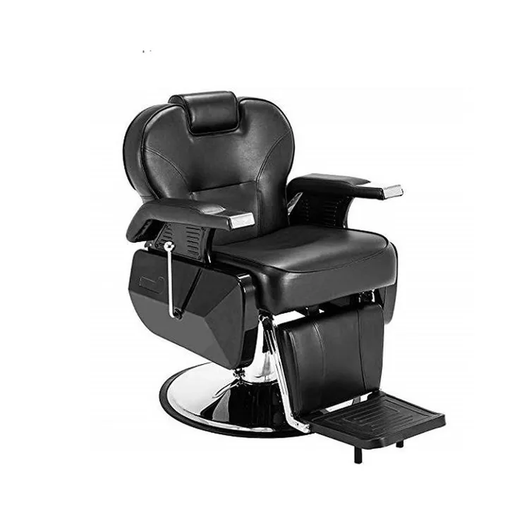 Factory Price Removable Headrest PVC PU Leather Material Hairdressing Salon Styling Chairs