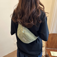 Nouveau sac bandoulière en tissu Oxford avec surpiqûres, élégant, simple et multifonctionnel pour l'extérieur