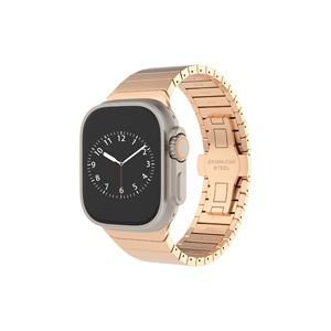 Correa de Repuesto Upro Nueva de Acero Inoxidable con Cuentas Metálicas para Apple Watch Ultra 3 de 44mm, 46mm y 49mm - Product Image 5