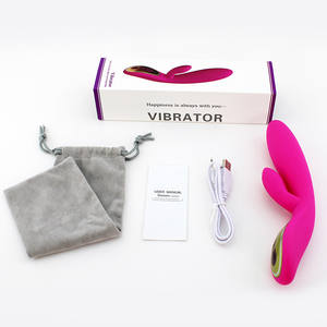 Vendita calda USB ricaricabile stimolatore clitorideo spinta orgasmo vibrazioni del pene massaggiatore ricarica magnetica bacchetta vibratore punto G - Product Image 5