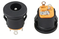 Conector de Alimentación DC, Cable USB de Audio y Video, Conector Hembra Negro Modelo YH-DC