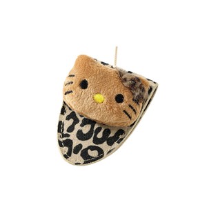 Sac en peluche à imprimé léopard avec chaîne, collier portable mignon pour enfants, style unisexe 1 2 3 4 5 - Product Image 5