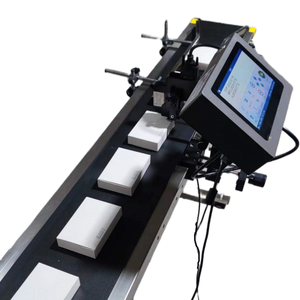 Trực tuyến/Inline phun hàng loạt mã hóa máy Máy in phun với tùy chỉnh băng tải thức ăn đường sắt hướng dẫn cho mỹ phẩm hộp carton - Product Image 1