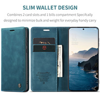 Étui en cuir à rabat Caseme pour OnePlus 15 13 OnePlus 12 11 8T 8 Pro 7 Prop avec béquille et portefeuille en PU
