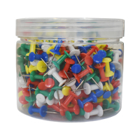 400 Pièces 5 Couleurs Épingles à Tête Plastique, Clous de Tableau, Piones pour Tableaux en Liège, Panneaux d'Affichage, Cartes, Photos, Projets d'Artisanat