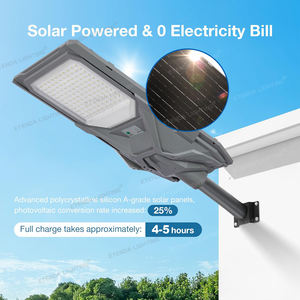 Intelligente All-in-One Solar-Straßenlaterne 100W 200W 300W Fernbedienung Lichtzeitschaltung Hocheffizientes Solarpanel - Product Image 5