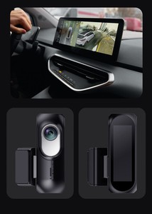 Caméra de tableau de bord GPS portable double objectif 2.5G pour voiture avec enregistreur vidéo grand angle 140°, WiFi, <span class=keywords><strong>SIM</strong></span>, plateforme Cloud DVR et application de visualisation en direct - Product Image 3