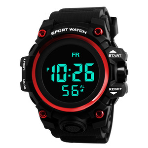 <span class=keywords><strong>Montre</strong></span> électronique sport multifonctionnelle à grand cadran en plastique étanche à mouvement numérique, style étudiant, très vendue - Product Image 5