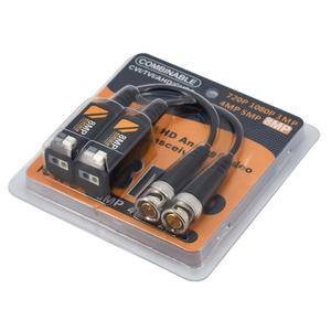 Convertidor de <span class=keywords><strong>Video</strong></span> <span class=keywords><strong>Balun</strong></span> Activo HD Pasivo de 5MP 8MP Coax Bnc 75 Ohm a 120 Ohm Rj45 IP para <span class=keywords><strong>CCTV</strong></span> - Product Image 3