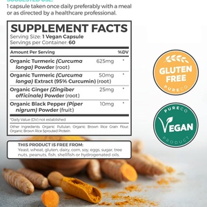 Complément de Curcuma et Curcumine Personnalisé – 60 Gélules Végétales pour Soutenir la Fonction Hépatique - Product Image 5