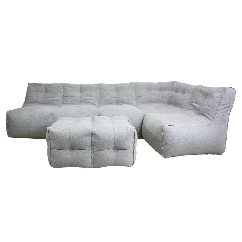 Moderne Wohnzimmer möbel abnehmbare Lounge Sitzsack Sofa mit Reiß verschluss