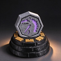 Base de présentation personnalisée pour figurine de collection Dragon du Zodiaque Chinois imprimée en 3D, support de modèle de figurine d'anime