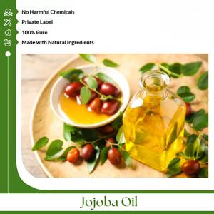 El aceite de jojoba es una cera líquida de origen vegetal conocida por su textura ligera y excelente estabilidad, ampliamente utilizada en cosmética. - Product Image 6