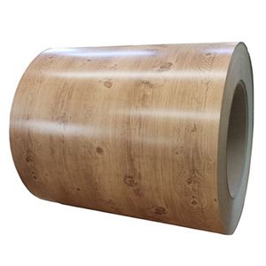 Grain de bois du fabricant de la Chine imprimé BIS AISI GB certificats offre la coupe de soudage PPGI bobine en acier galvanisé - Product Image 3