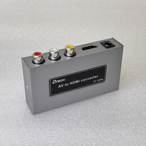 ตัวแปลงสัญญาณ DTECH DT-7005A(MS) <span class=keywords><strong>AV</strong></span> เป็น HDMI แปลง RCA เป็น HDMI ความละเอียด 1080P สำหรับเครื่องบันทึกวีดีโอ ดีวีดี และเครื่องเล่นเกม - Product Image 1