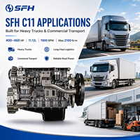 Moteur diesel à rampe commune SCDC SFH C11.430 430HP 1900 tr/min pour camion lourd, remplacement pour Iveco FPT CURSOR 9