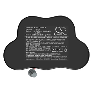 Batteria per Stahl 118017 <span class=keywords><strong>ECOLUX</strong></span> 6608/5 8000mAh / 48.0Wh - Product Image 2