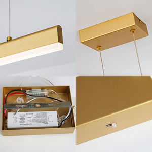 Lustre vintage pour salon, escalier, grand plafond, éclairage suspendu, grand lustre LED de luxe moderne pour hôtel - Product Image 3